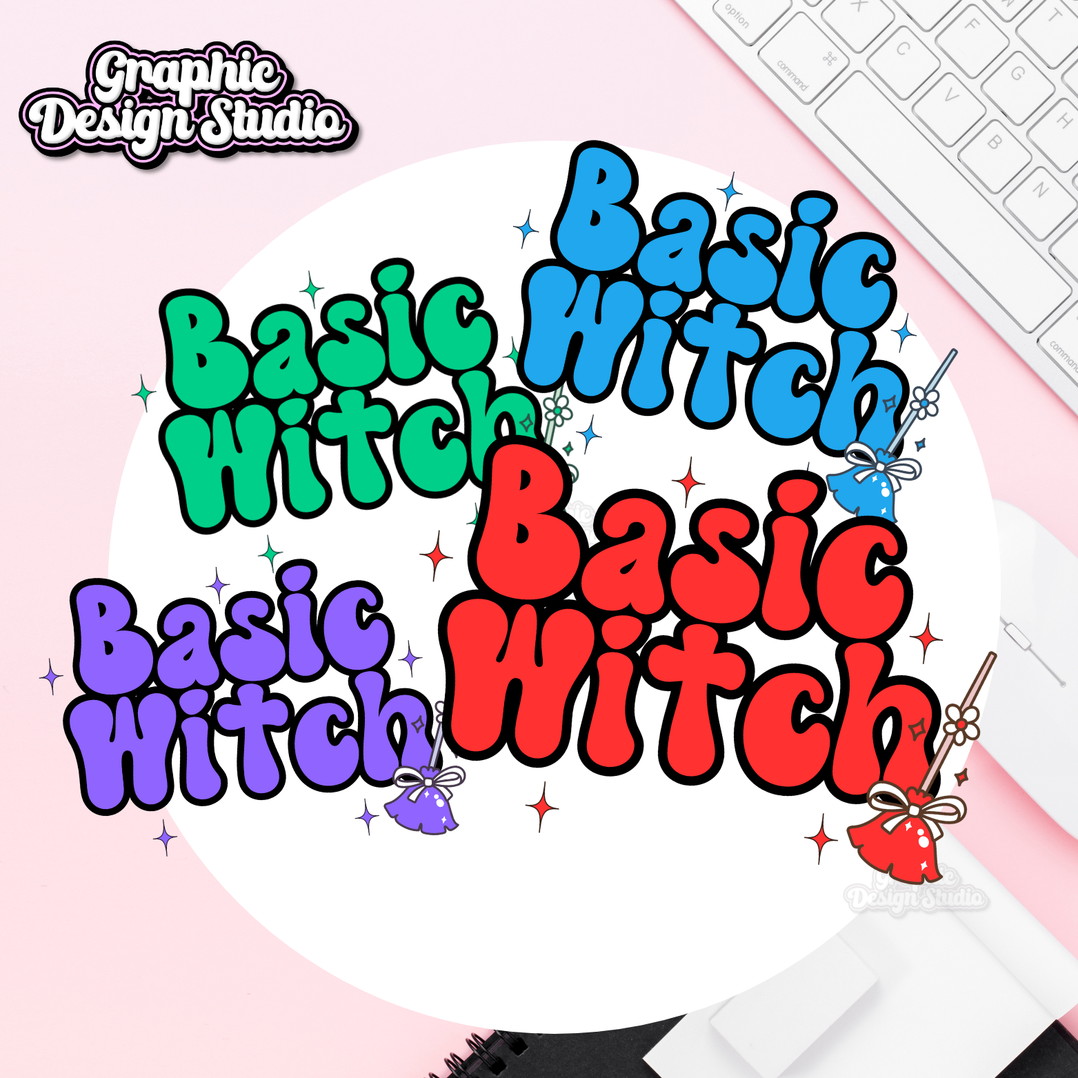 Basic Witch Colour Bundle Designs