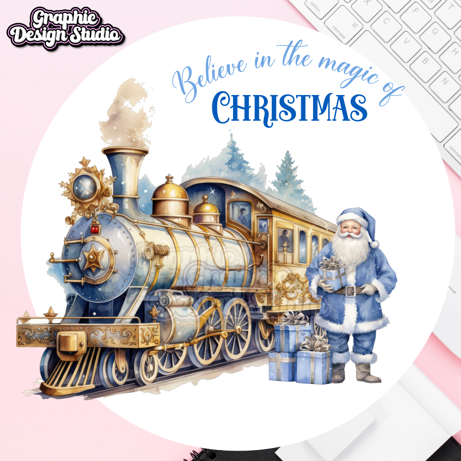 Believe In The Magic Of Christmas - Blue Digital Download