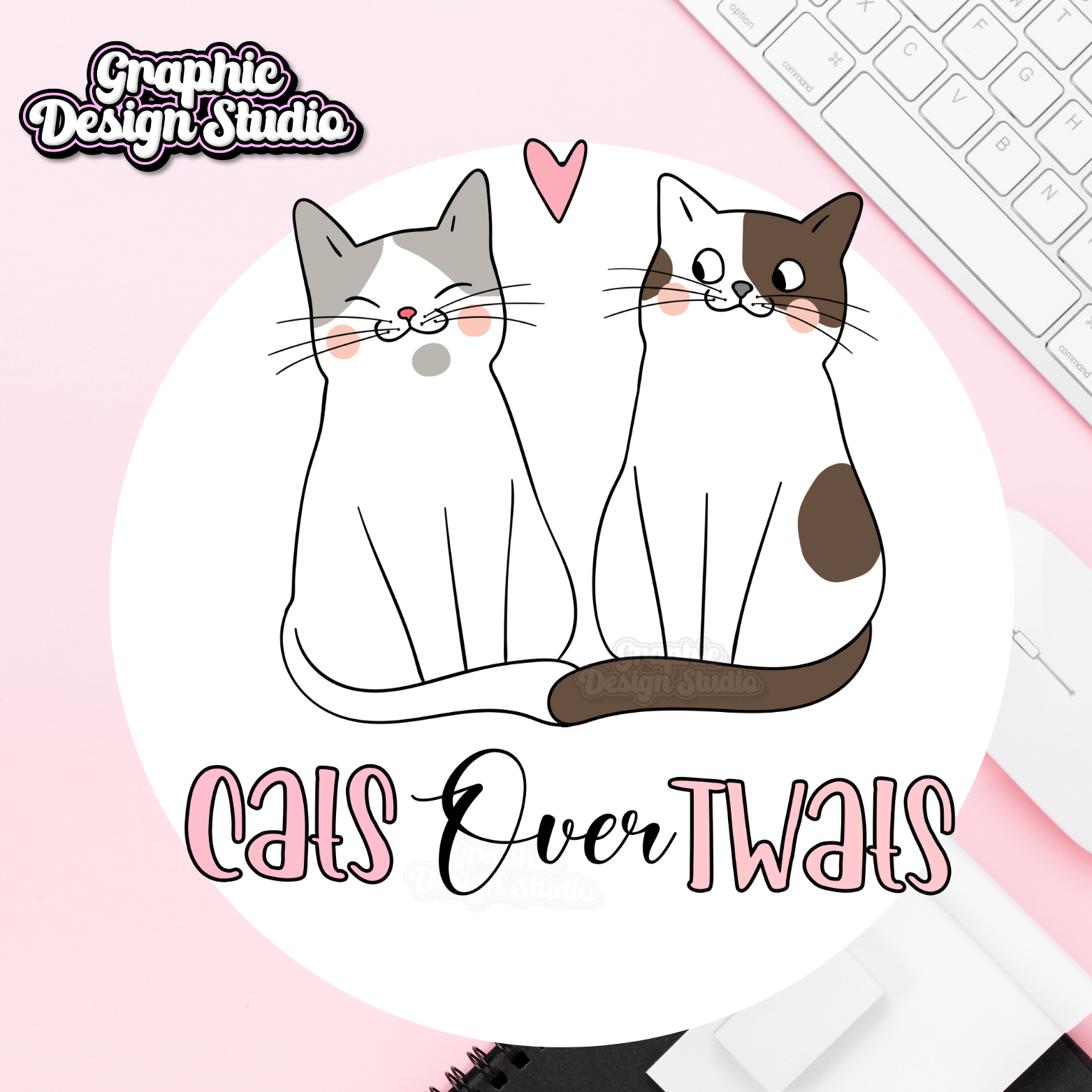 Digital cat designs for sublimation 