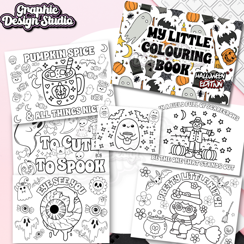 Book six - My little colouring book - Halloween edition