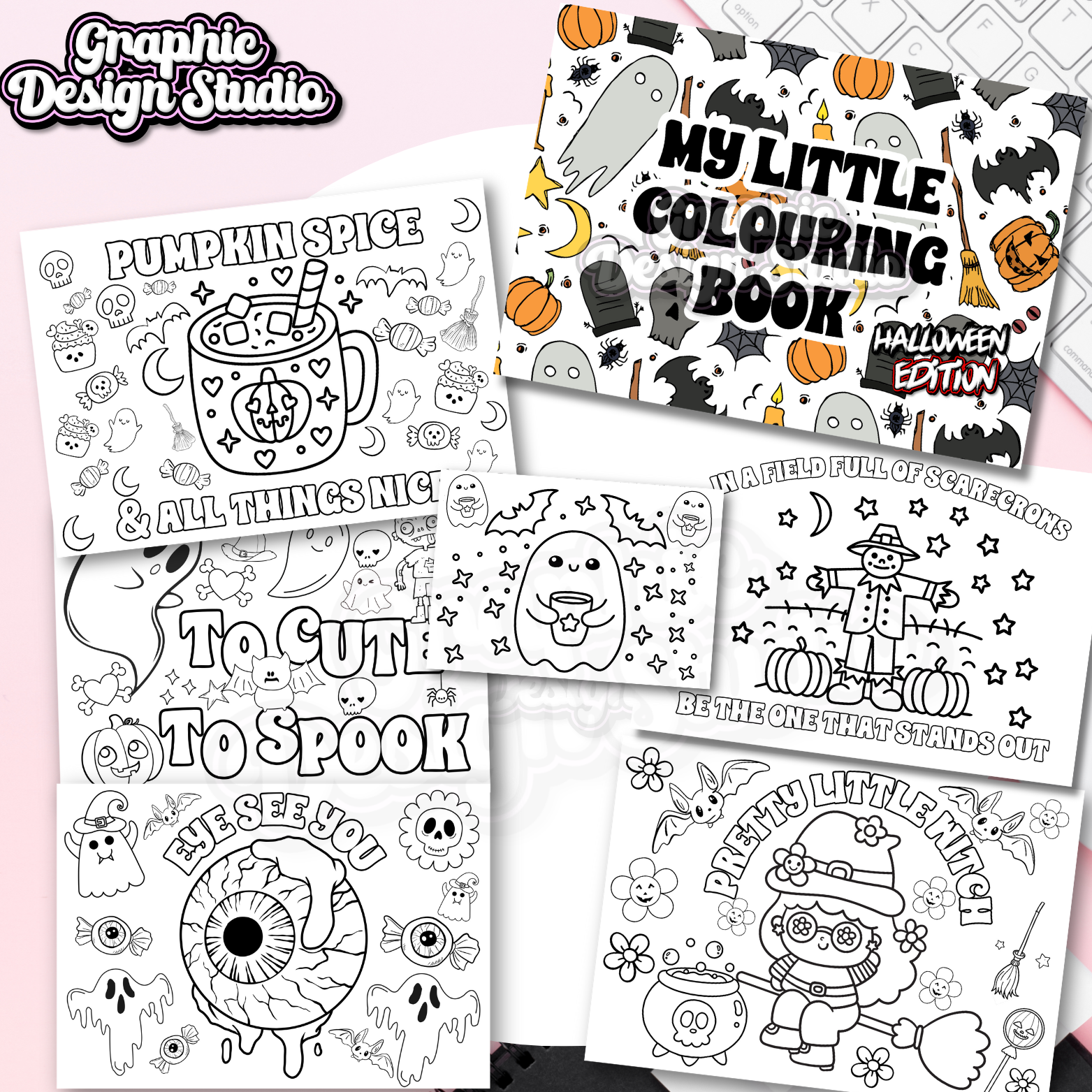 My little colouring book - Halloween edition
