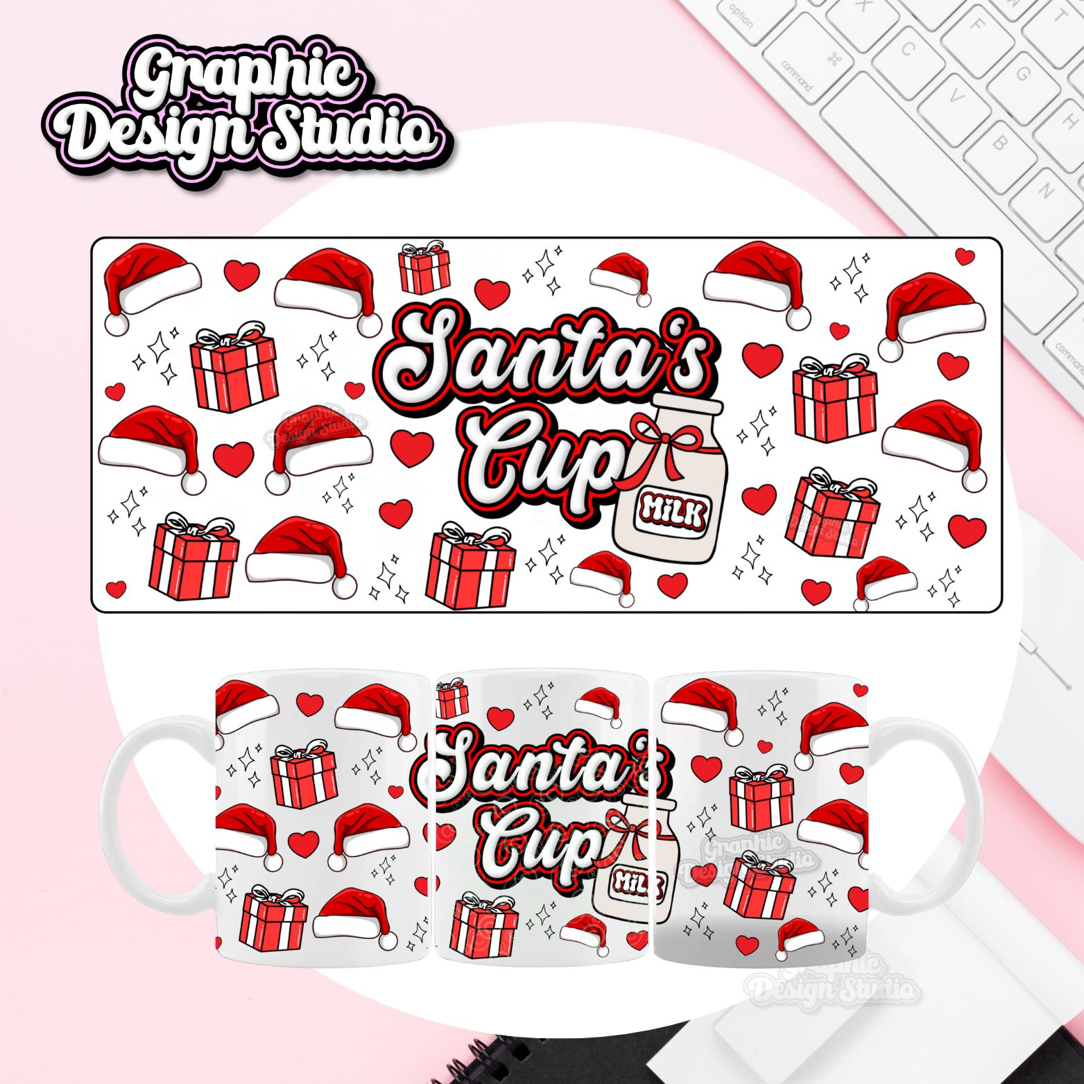 Santa Needs His Own mug! Mug Wrap Design