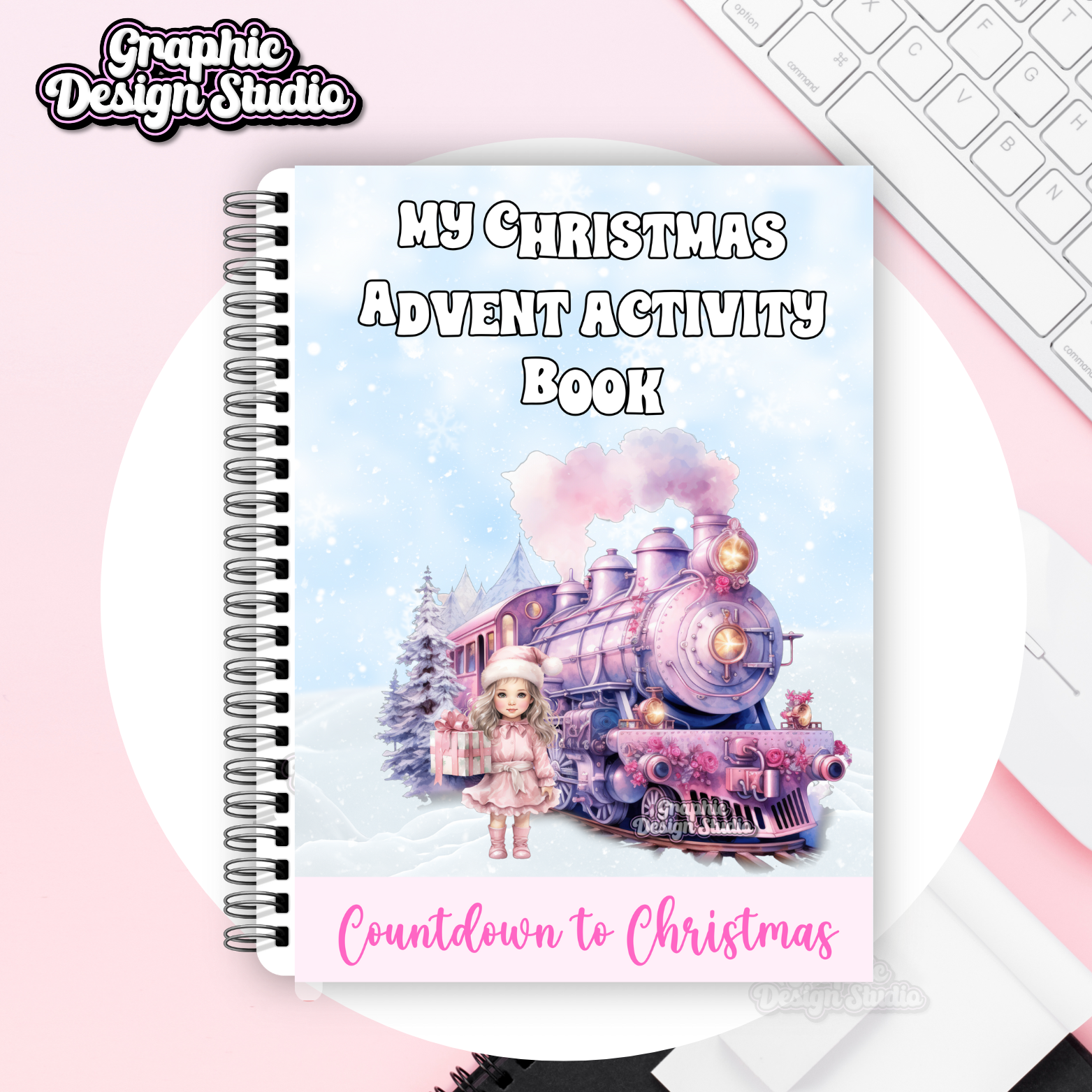 Book seventeen - Pink & Blue Advent Book Digital download
