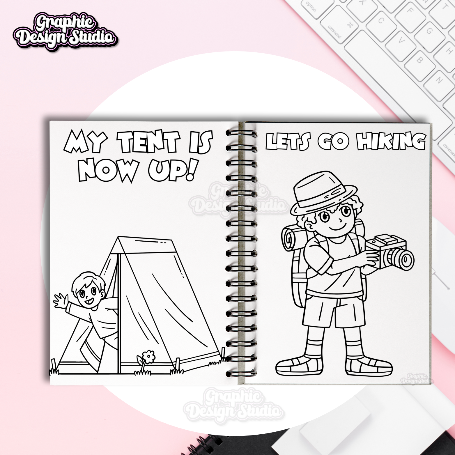 Camping Trip Book - Digital Download