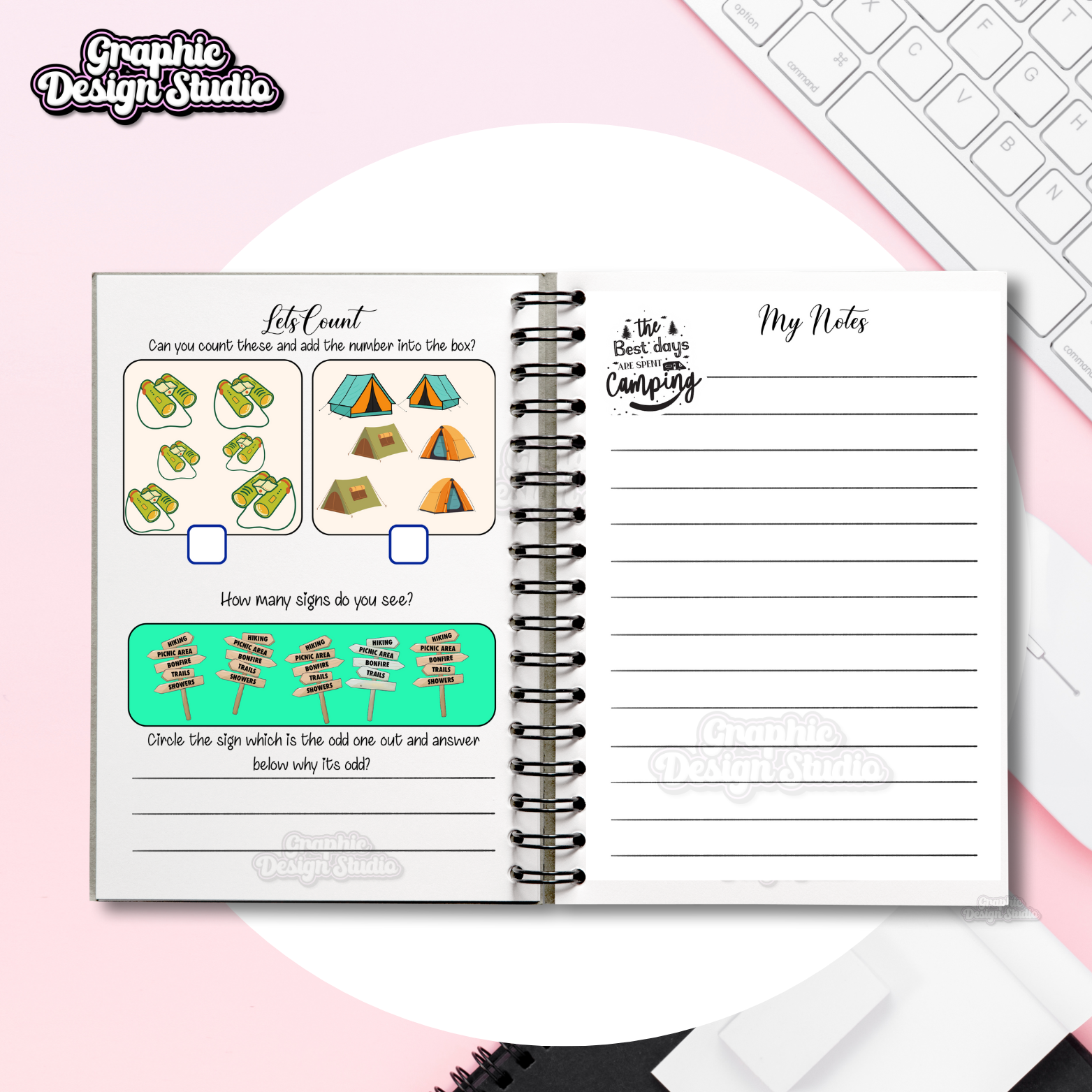 Camping Trip Book - Digital Download