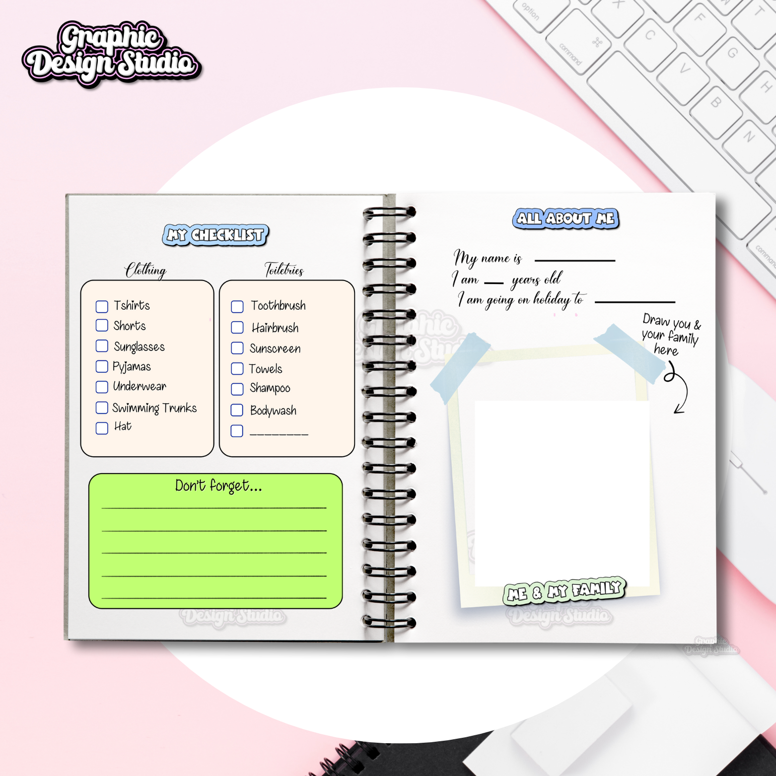 Camping Trip Book - Digital Download