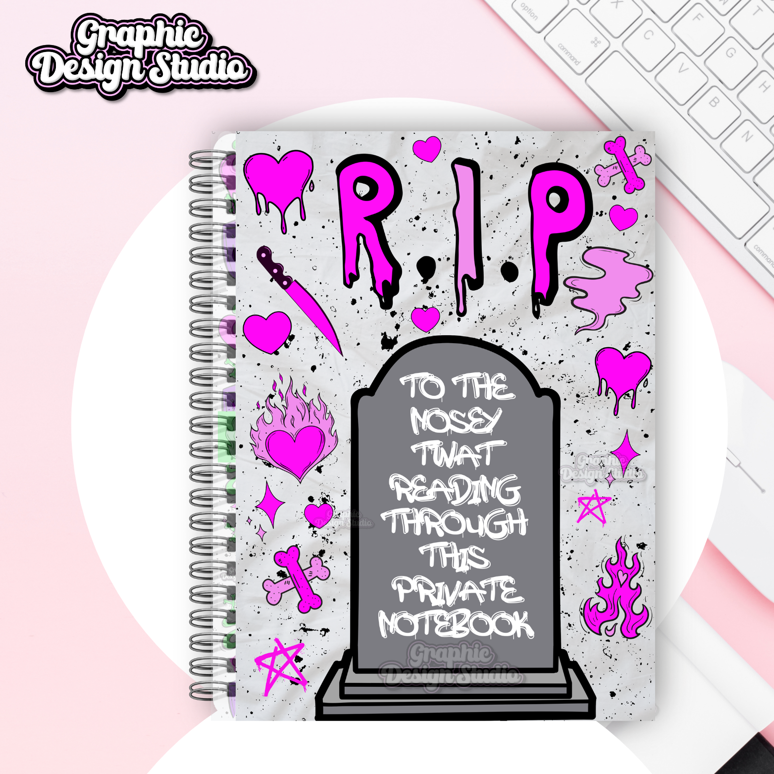 R.i.p notebook style 