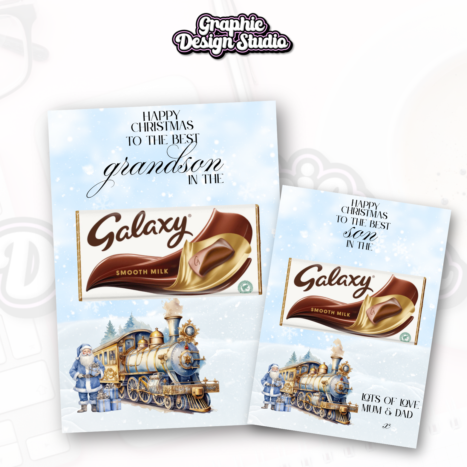 Printable Galaxy Board - blue train