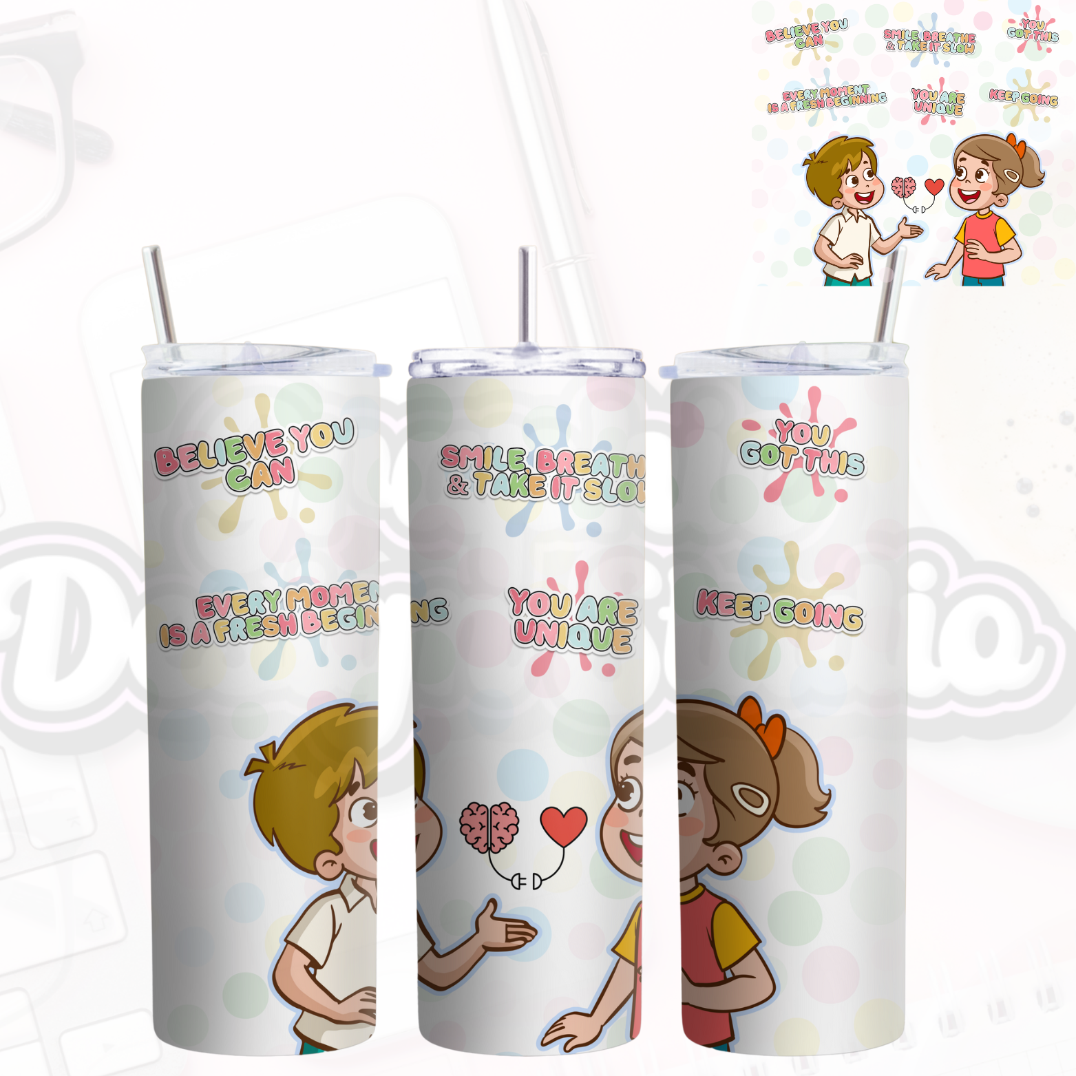 Mindfulness tumbler - instant download