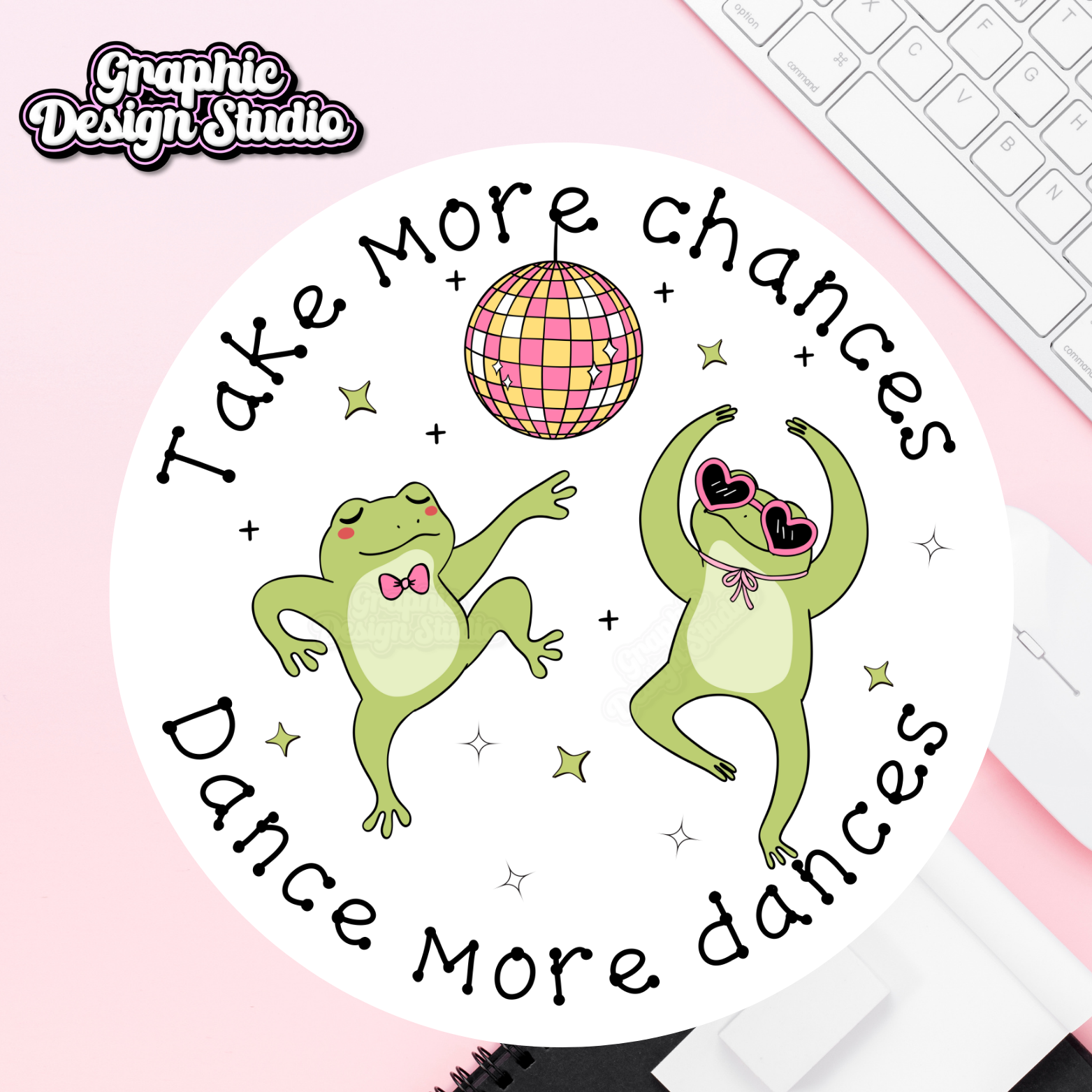 Green frog png design 