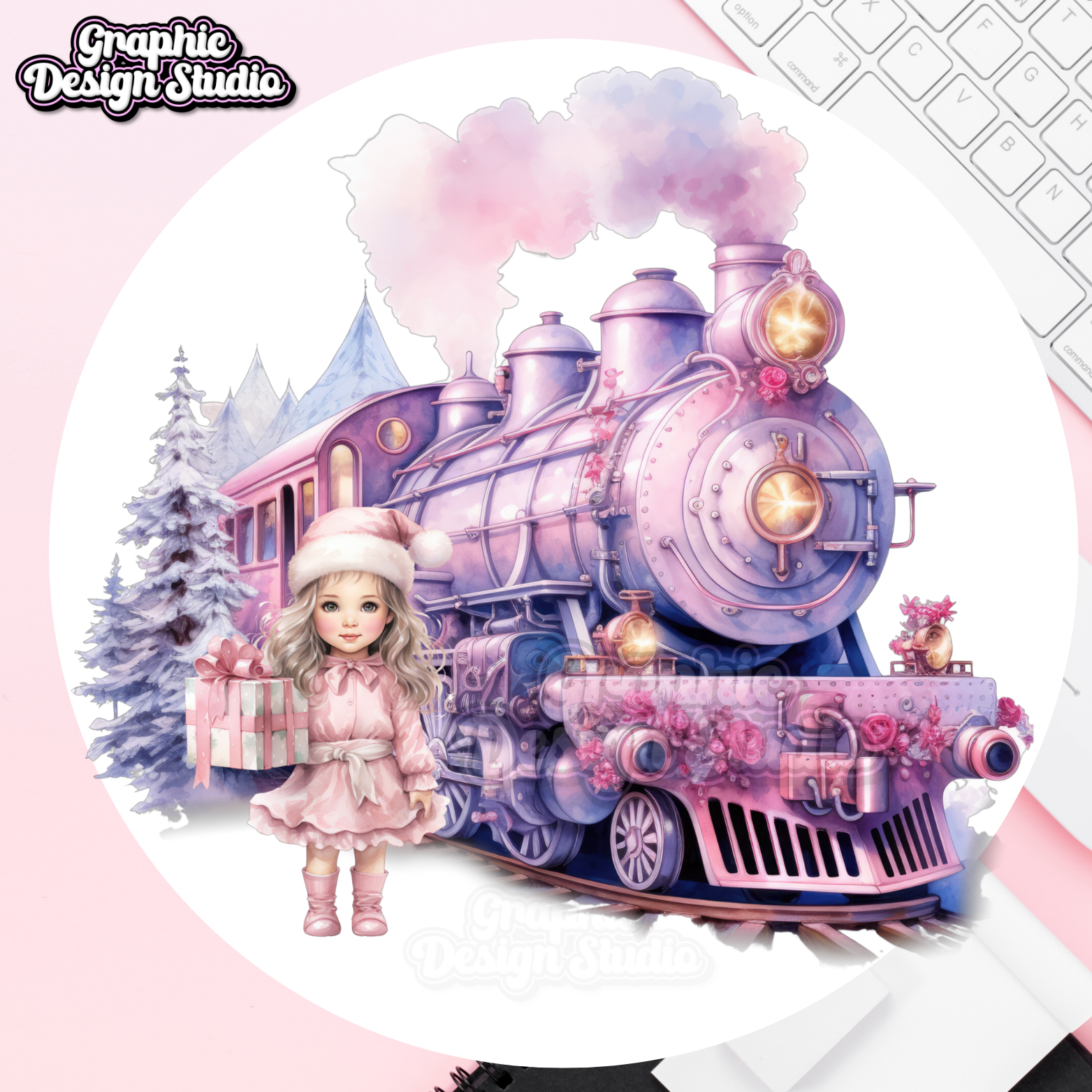 Believe In The Magic Of Christmas - Pink Digital Download