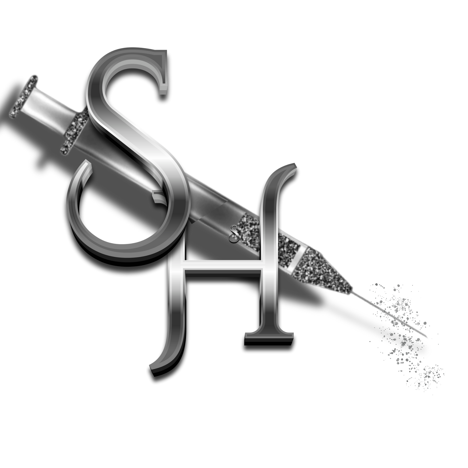 A silver aesthetics business logo design 