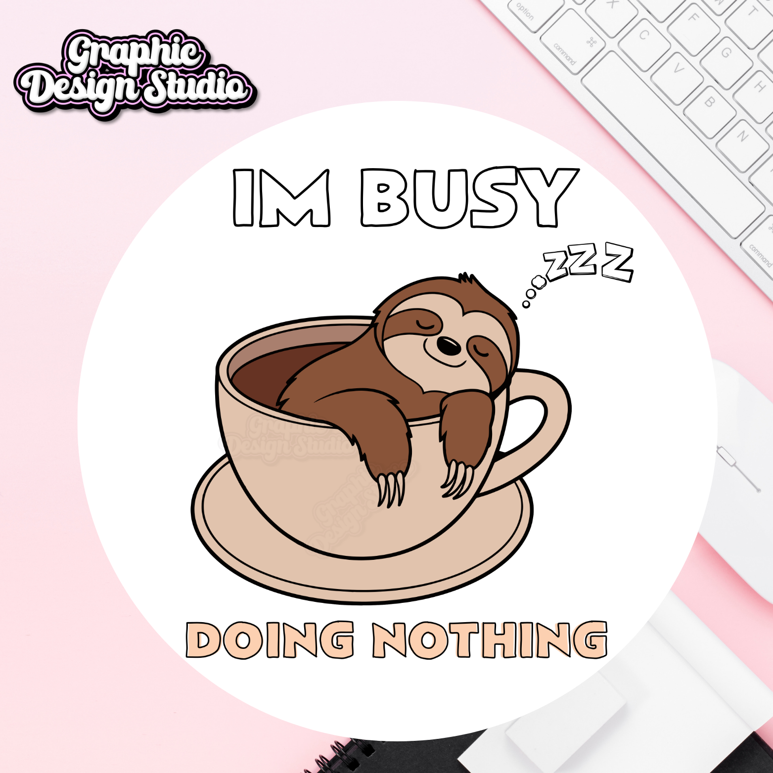 A sloth digital design 