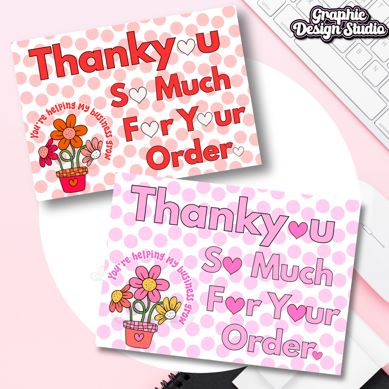 Thankyou so much for your order, canva template 