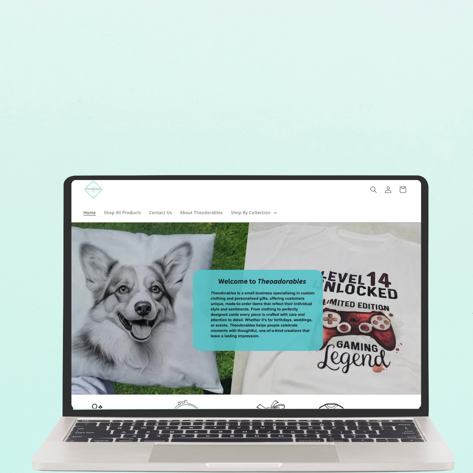 A revamp on a website for a craft business 