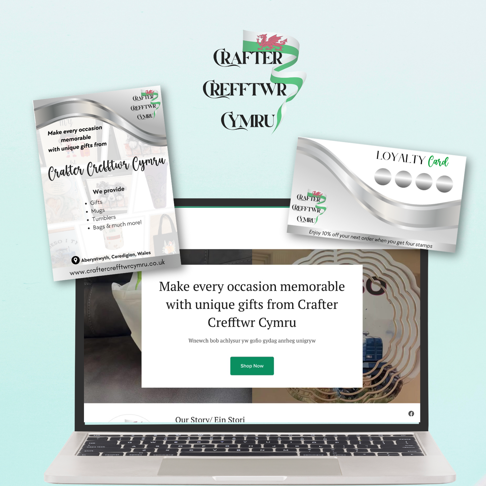 A craft business website designer 